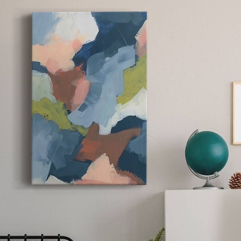 Soft Indigo Atmosphere II Premium Gallery Wrapped Canvas - Ready to Hang