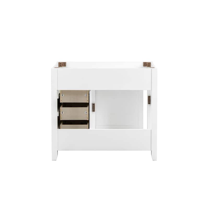 36'' Hanford Bathroom Vanity Base - 36.00 L x 21.50 D x 32.50 H"