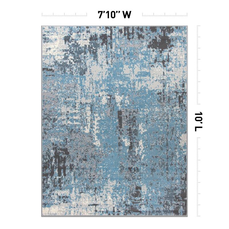 World Rug Gallery Modern Abstract Area Rug