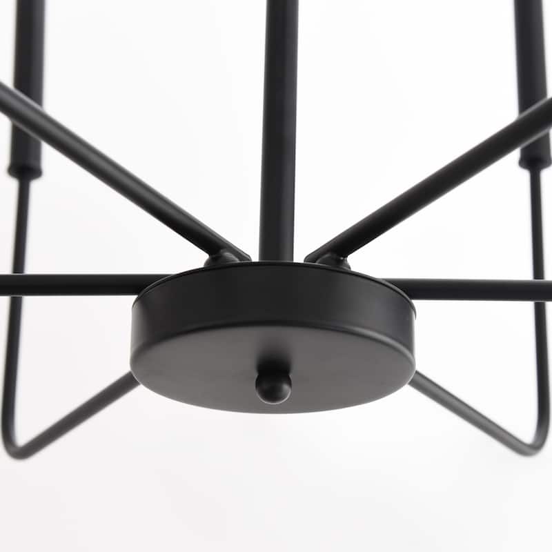 Modern 6-Light Candle Chandelier Classic Ceiling Light for Dining Room Kitchen Island - N/A