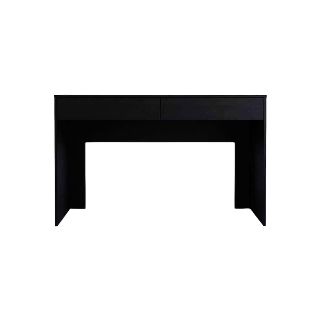Modern Computer Desk with 2 Drawers – Rectangular, Manufactured Wood, Home Office Workstation