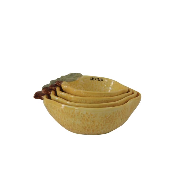 Lemon Shaped Measuring Cups (Set of 4 Sizes)