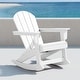 preview thumbnail 2 of 10, Laguna Hdpe All Weather Outdoor Patio Rocking Chair