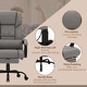 preview thumbnail 17 of 63, Vinsetto Office Desk Chair Recliner, Height Adjustable Movable Lumbar Support with 6-Point Vibrating Massage