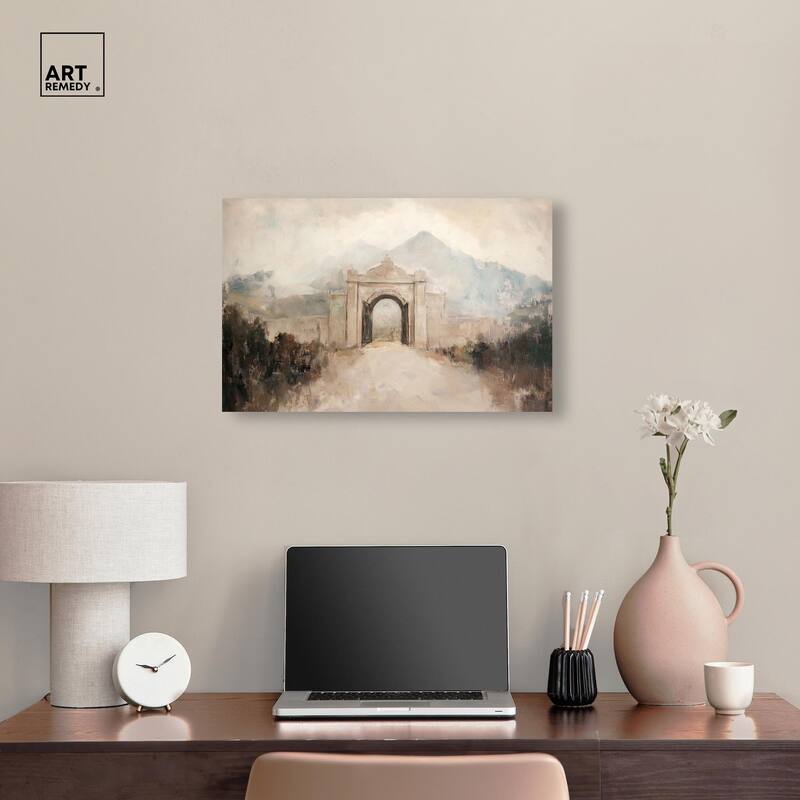 Stone Arch Canvas by Art Remedy, Gallery Wrapped
