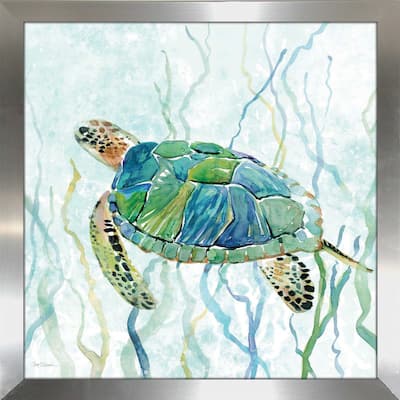 "Sea Turtle Swim II" by Carol Robinson Print on Acrylic