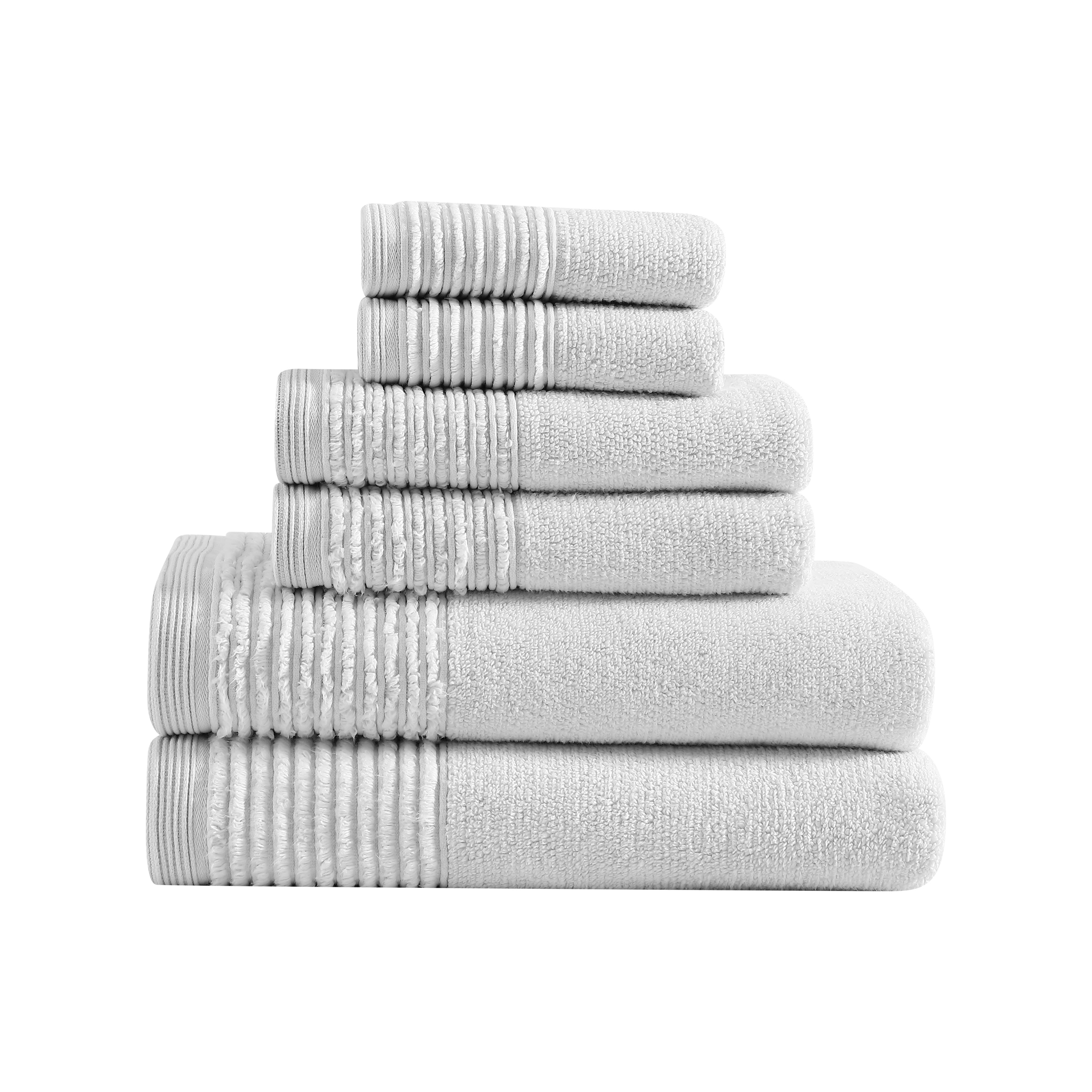 Vera Wang Sculpted Pleat Solid Cotton Multi Size Towel Set - On Sale - Bed  Bath & Beyond - 35409289
