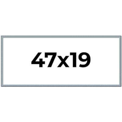 47x19 Frame Rustic Sky Blue Solid Wood Picture Frame | 0.75 Inch