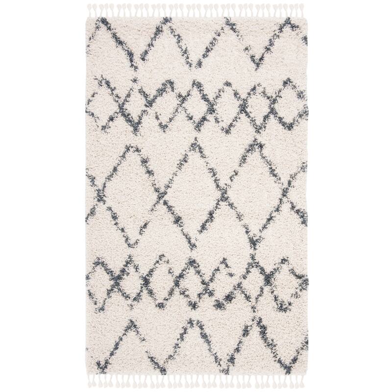 SAFAVIEH Pro Lux Shag Darcia Moroccan Tassel 2.4-inch Thick