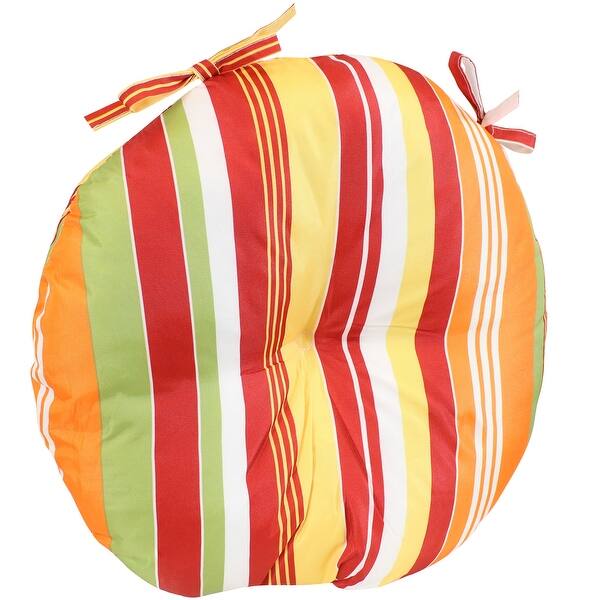 Sunnydaze Polyester Round Patio Seat Cushions Set of 2 Bed Bath