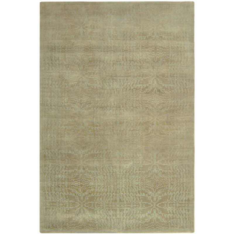 SAFAVIEH Couture Hand-knotted Hani Silk/ Wool Rug - 6' x 9' - Ocean