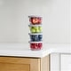 preview thumbnail 6 of 32, Glass Food Storage Containers Set - Round, 1-Cup (8oz) BPA-Free, Microwave & Oven Safe, Airtight Lids