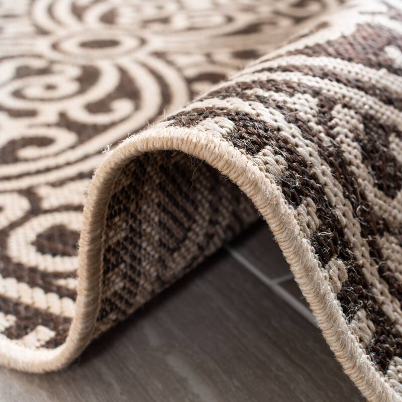 SAFAVIEH Linden Marylee Indoor/ Outdoor Waterproof Patio Backyard Rug