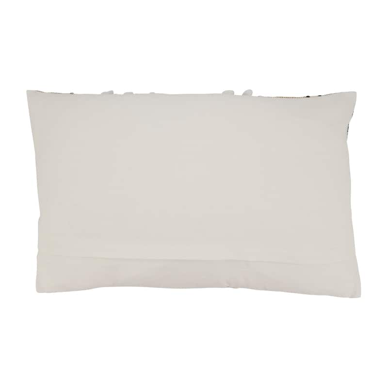 Stripe Serenity Woven Throw Pillow