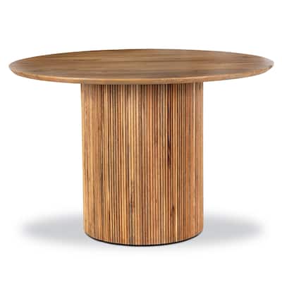 Poly and Bark Deja 46" Round Dining Table - Natural