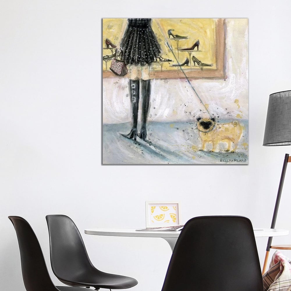 iCanvas "Pug " by Bella Pilar Canvas Print