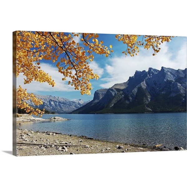 "Lake Minnewanka at Banff, Canada" Canvas Wall Art
