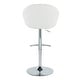 preview thumbnail 48 of 84, Porch & Den Livesey High Back Adjustable Bar Stool with Rounded T Footrest (Set of 2)