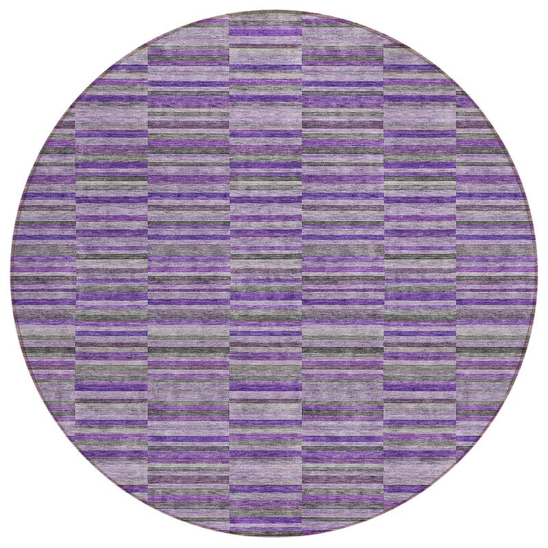 Machine Washable Indoor/ Outdoor Chantille Contemporary Geo Rug