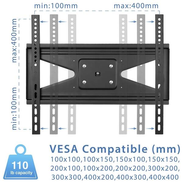 Shop Mount It Bolt Down Tv Stand Mount Heavy Duty Swivel Table Top Tv Mount For Screens 32 55 Vesa Compatible Overstock 28661449