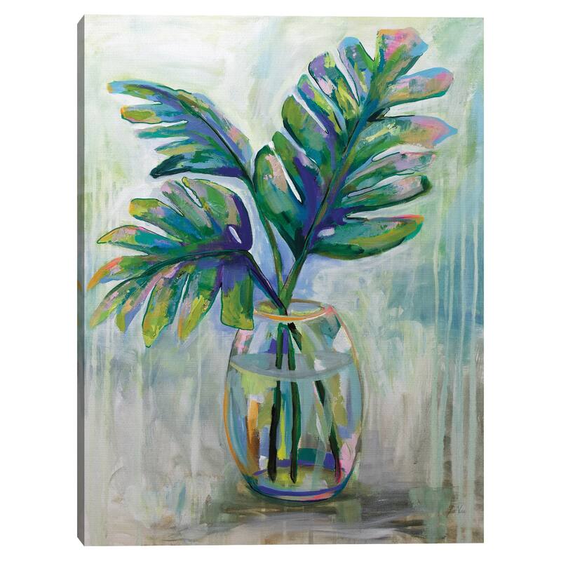 Palm Leaves II Canvas Art Print