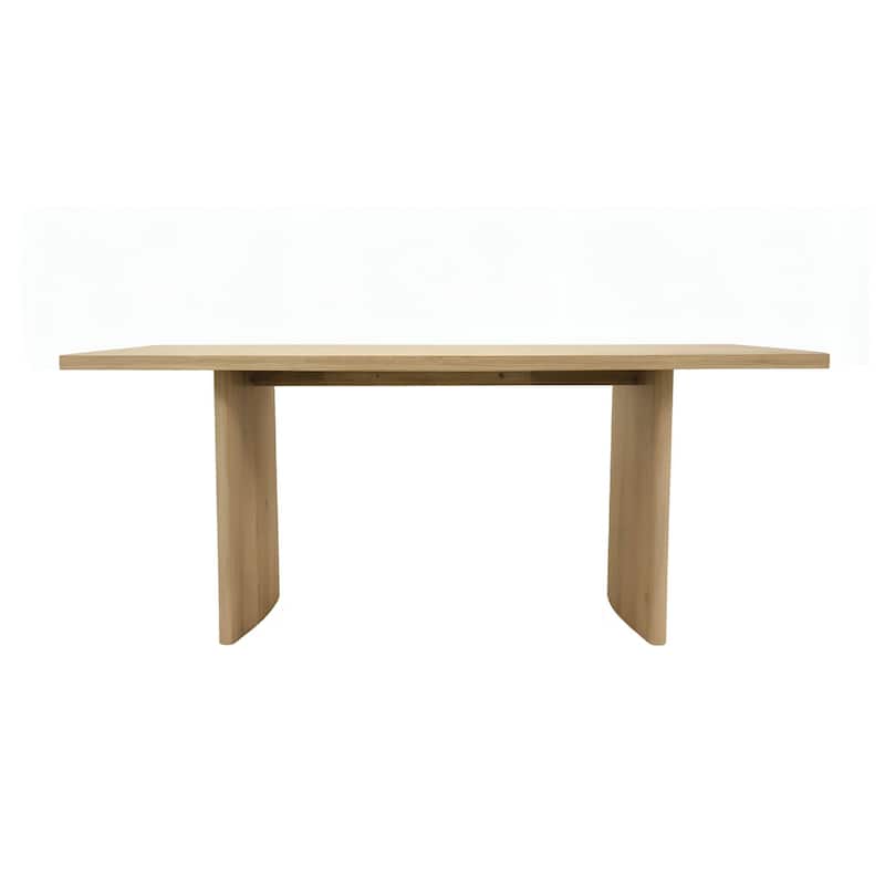 Alpine Furniture Abigail 71"W Rectangular Dining Table in Natural