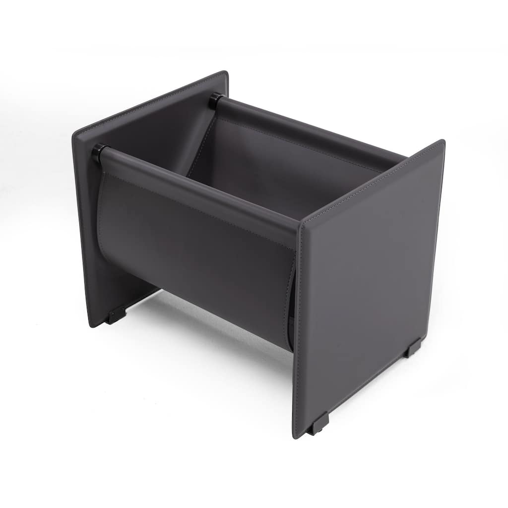 Modrest Uriah Modern Grey Magazine Rack