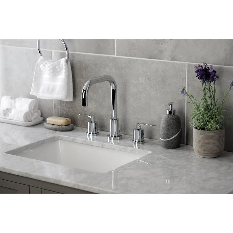 Kingston Brass Serena 1.2 GPM Widespread Bathroom Faucet with Pop-Up
