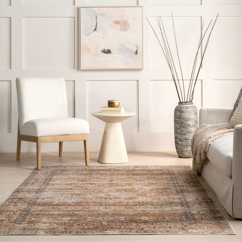 Myrtle Vintage Machine Washable Area Rug