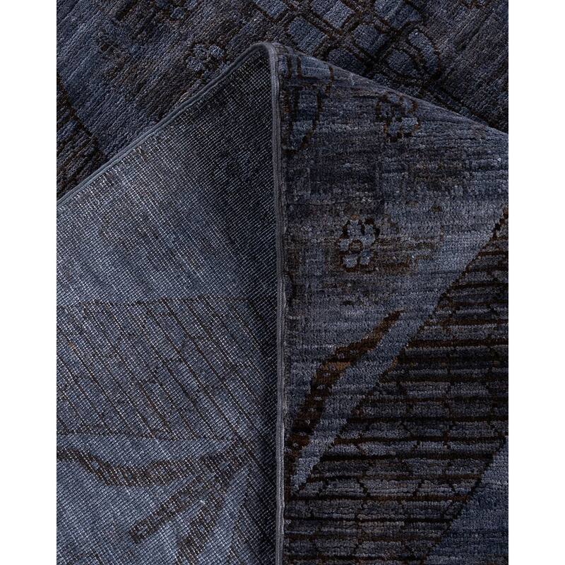 Vibrance One-of-a-Kind Hand-Knotted Area Rug - Gray, 5' 10" x 8' 9" - 5' 10" x 8' 9"