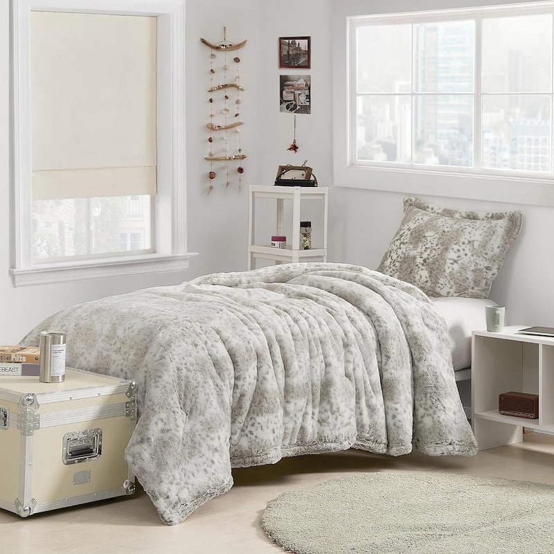 Snow Lynx - Coma Inducer® Oversized Comforter Set - Twin XL