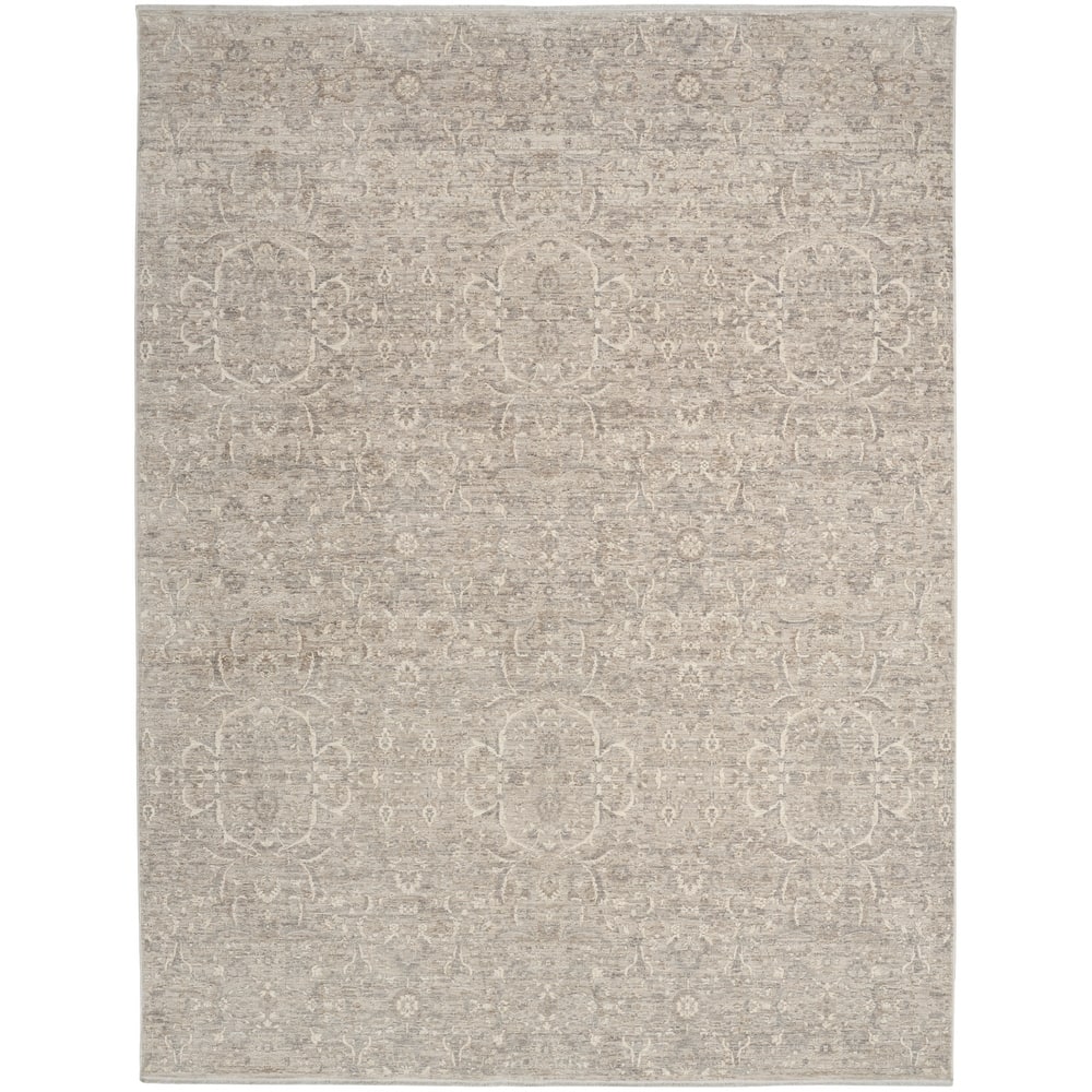 Nourison Shadows Indoor only Grey Persian Area Rug