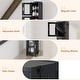 preview thumbnail 9 of 7, Javlergo 65" Narrow Tall Storage Bin 4 Tier Foldable Kitchen Storage Cabinet Organizer Freestanding Kitchen Pantry