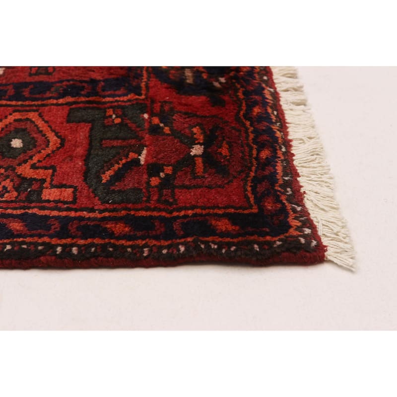 ECARPETGALLERY Hand-knotted Andelz Red Wool Rug - 4'7 x 6'5