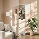preview thumbnail 3 of 13, 67" H Tall Bathroom Cabinet Narrow Linen Tower, Storage Cabinet with 2 Doors & Drawer