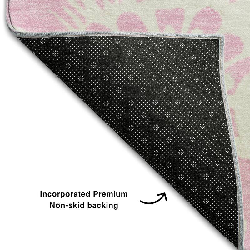 Premium Washable Super Soft Modern Floral Mayfield Rug