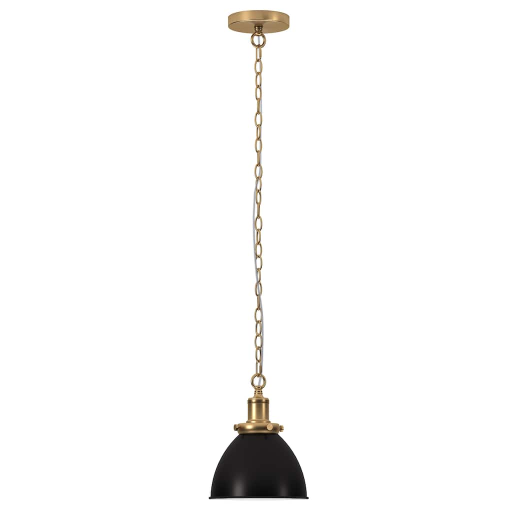Elodie 8" Wide Pendant with Metal Shade - 8" Wide
