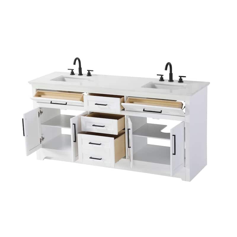 Nathaniel Double Bathroom Vanity (54-84 inch)