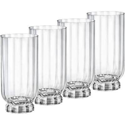 Bormioli Rocco Florian Highball Glasses Set of 4