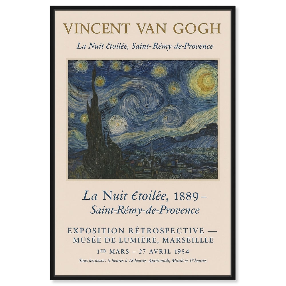 Starry Night Canvas by Art Remedy