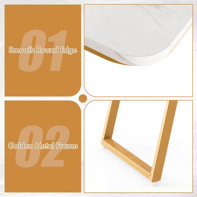 Costway 44'' Long Narrow Couch Table 2-Tier Console Table Entryway - See Details