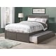 preview thumbnail 7 of 61, AFI Madison Full Size Platform Bed with Footboard & Full Trundle