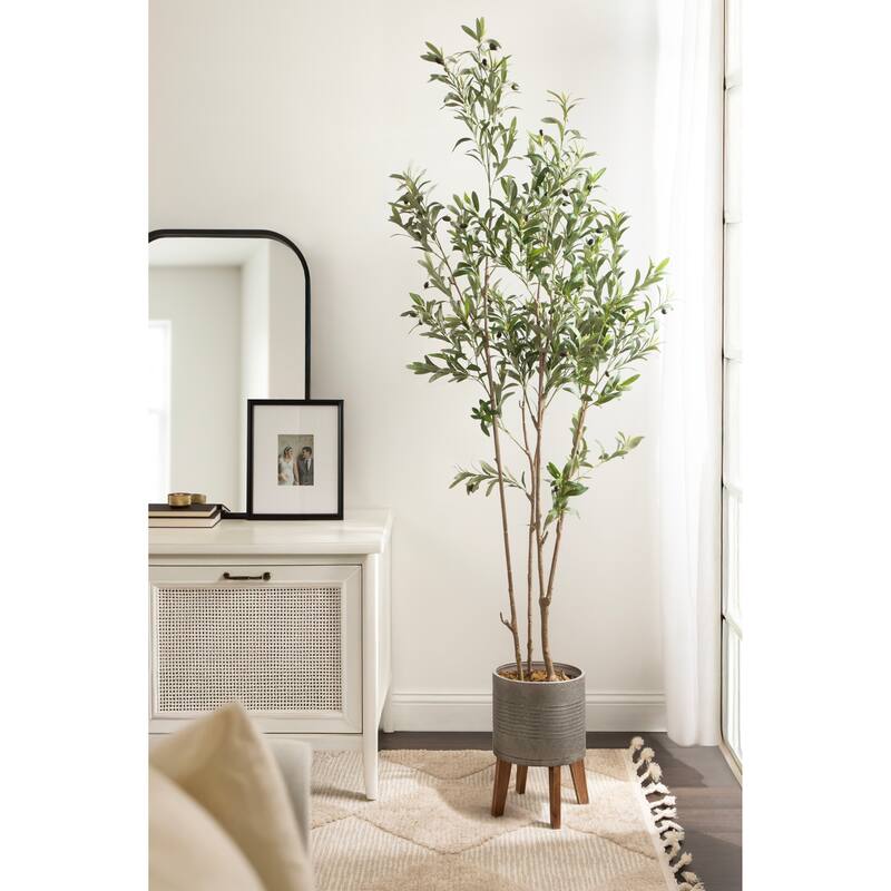Kate and Laurel Oliveira Faux Olive Tree