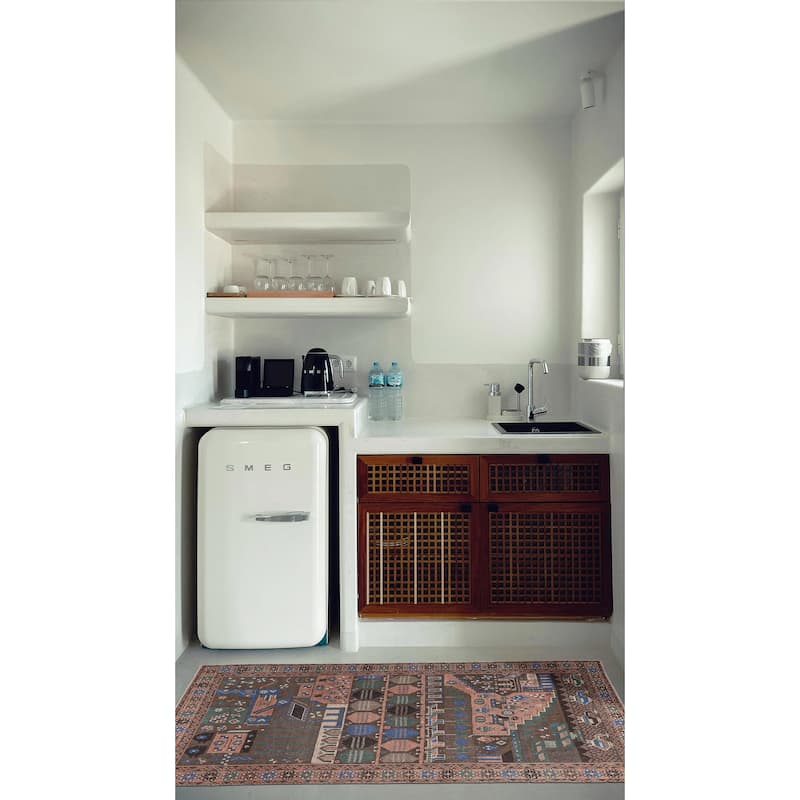 ECARPETGALLERY Hand-knotted Teimani Brown Wool Rug - 3'7 x 6'4