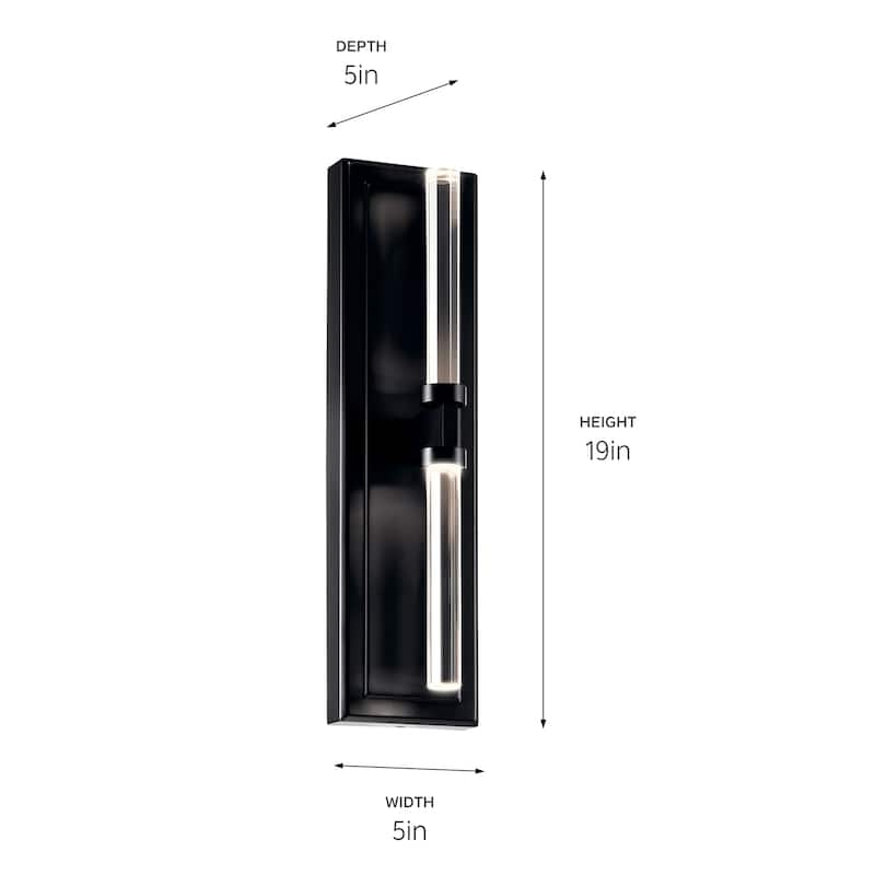 Kichler Lighting Sycara 2-Light Integrated LED Wall Sconce