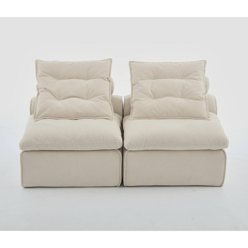 Versatile Modular Sofa with DIY Options and Comfort Features for Any Living Space
