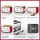 preview thumbnail 12 of 16, Stainless Steel 4-Slice Toaster Oven With Dual Control Panels
