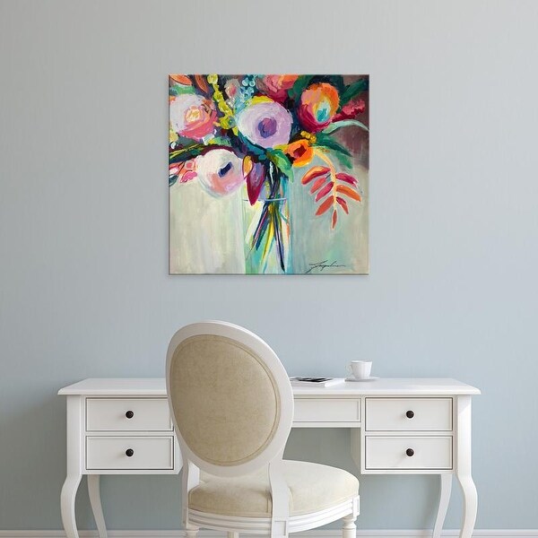 Easy Art Prints Jacqueline Brewer's 'Ode to Summer 7' Premium Canvas Art
