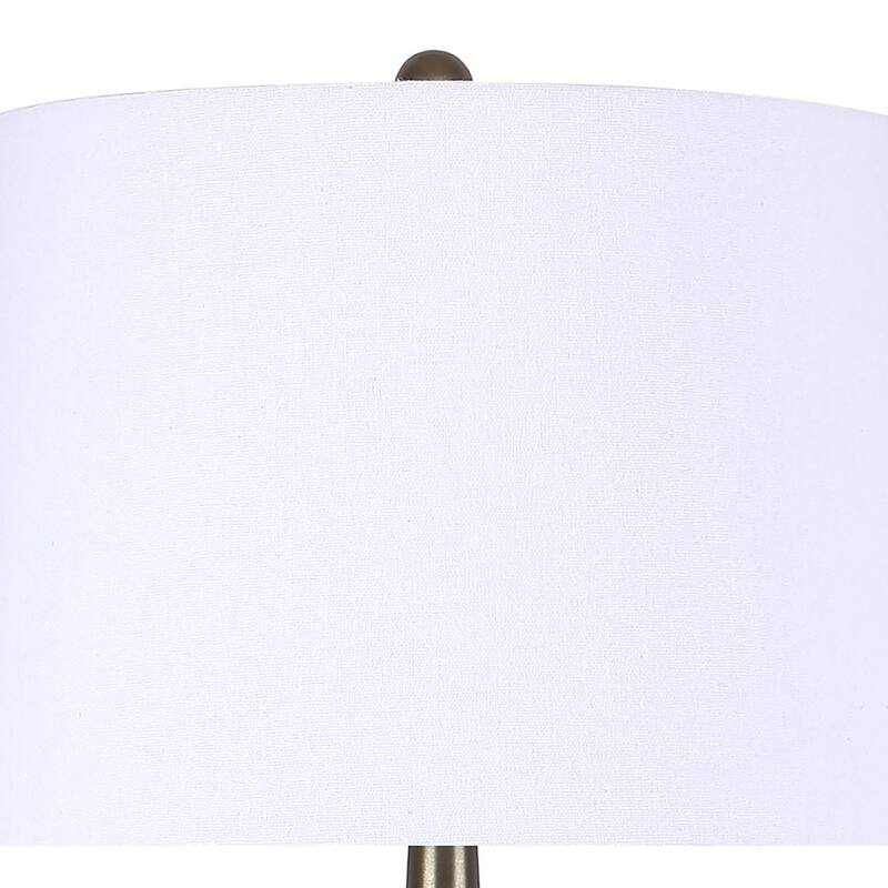 Flint 30.75" Metal Table Lamp with USB (Set of 2)