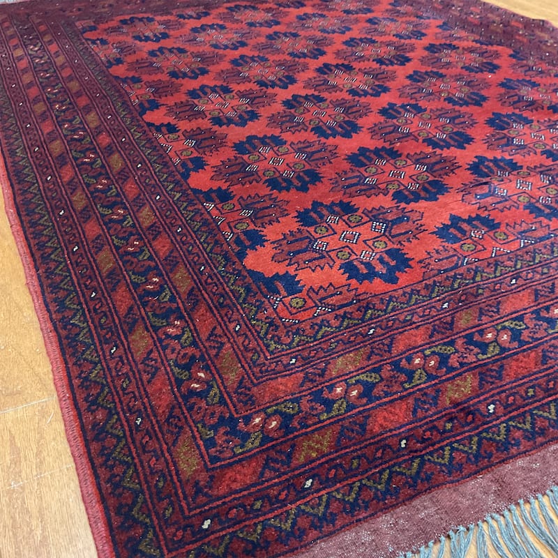 HERAT ORIENTAL Handmade Khall Mohammadi Wool Rug - 4'10" x 6'6"